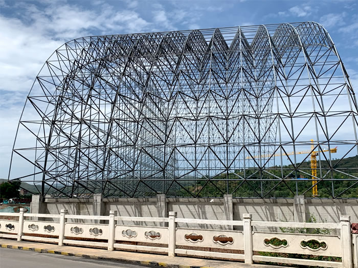 双城山寨矿储煤棚网架